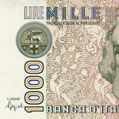 Italian One Thousand Lire-1982-1988