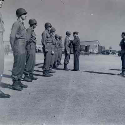 General Frederick awarding decorations