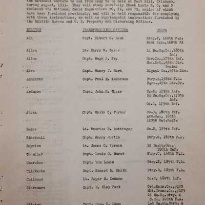 General Order #4 Headquarters Oklahoma National Guard-1933