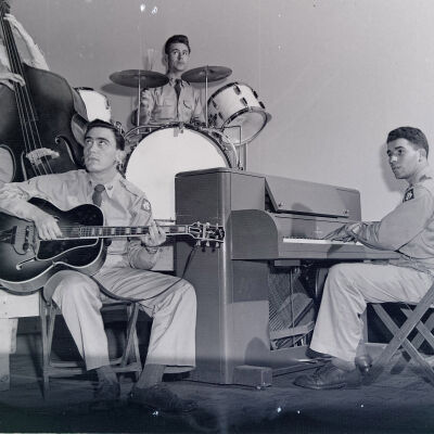 45th Division Combo on stage