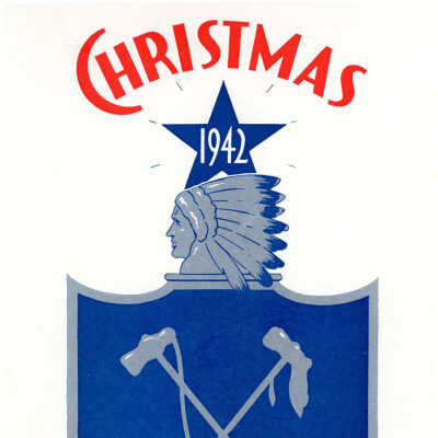 Christmas Dinner Menu and Roster for 179th Infantry