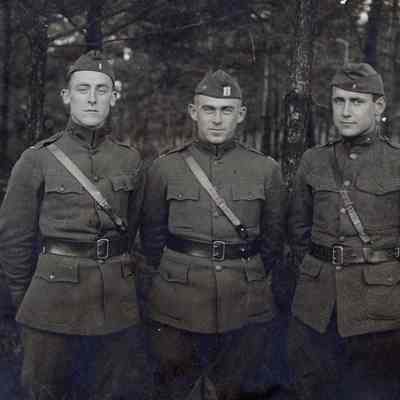 Soldiers Posing for a Photograph