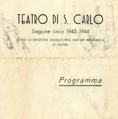Italian Opera Program