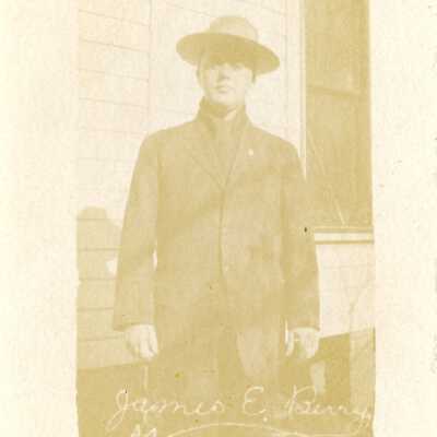Postcard of James E Berry