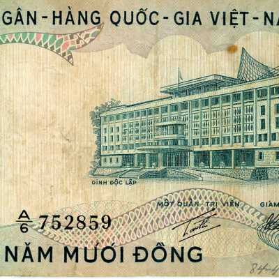 South Vietnamese Fifty Dong-1971
