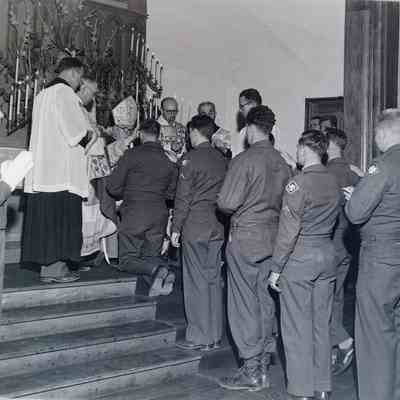 Church services; visit from a Cardinal