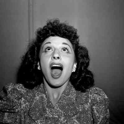 Woman making a face for the camera