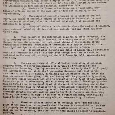 General Order #20 Headquarters Oklahoma National Guard-1925