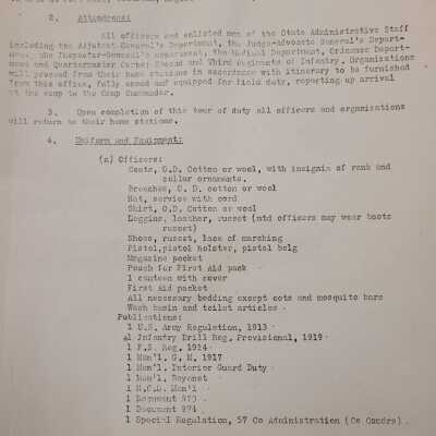 General Order #13 Headquarters Oklahoma National Guard-1920