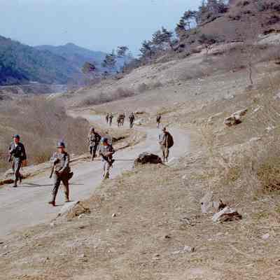 Soldiers on patrol