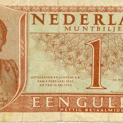 Netherlands One Gulden-1949