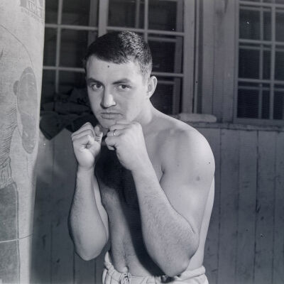 Portrait of boxer