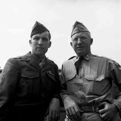 Chaplain and soldier