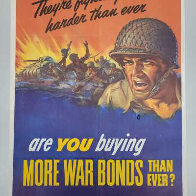 They're fighting harder than ever: are you buying more war bonds than ever?