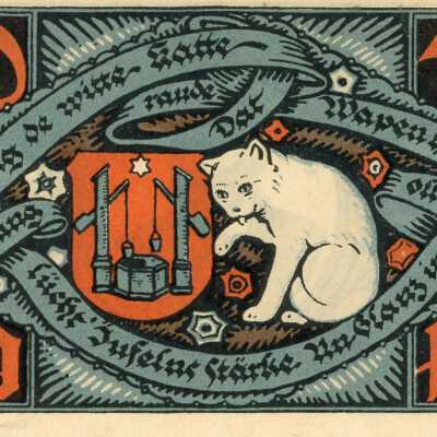 German City of Bad Salzuflen Fifty Pfennig Notgeld-1921