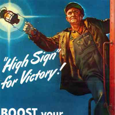 High sign for victory!