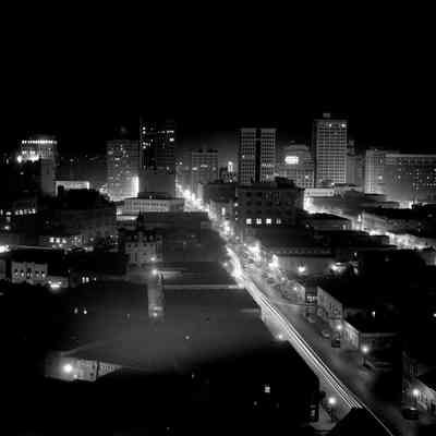 Night shot of downtown Fort Worth
