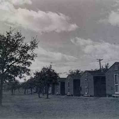 Barracks buildings at Camp Bowie