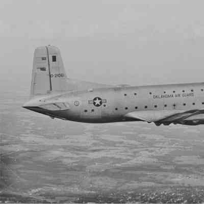 C-124 in flight