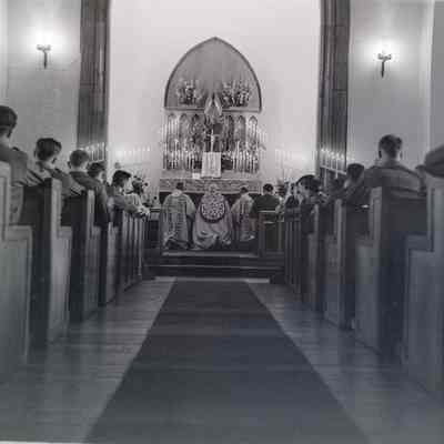 Church services; visit from a Cardinal