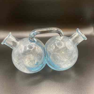 Glass oil and vinegar cruet