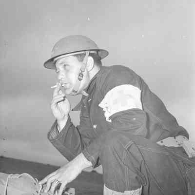 Medic smoking