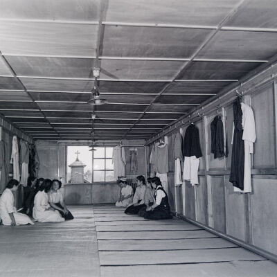 Japanese women and a nurse in a room