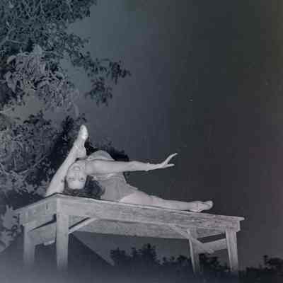 Female contortionist on stage