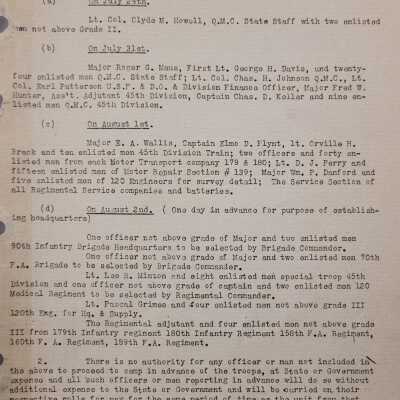 General Order #24 Headquarters Oklahoma National Guard-1925