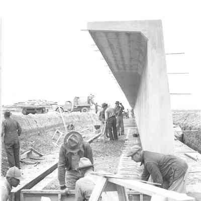 Firing butt under construction