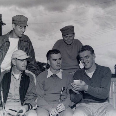 Members of the 45th Infantry Golf Team