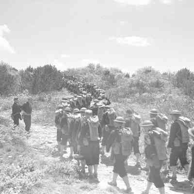 Soldiers marching