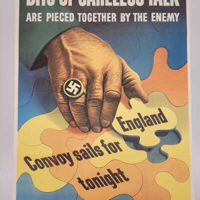 Bits of Careless Talk Are Pieced Together by the Enemy
