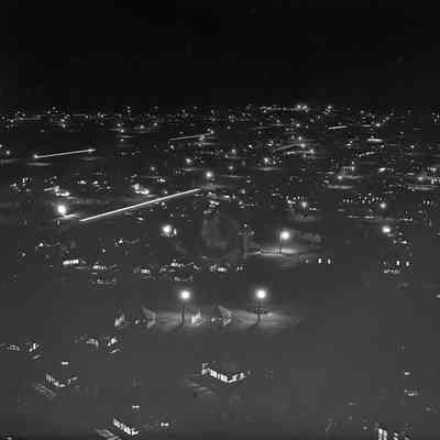 Night view of Camp Barkeley