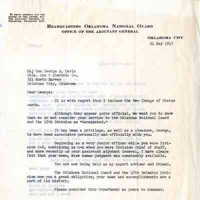 Change of Status Letter