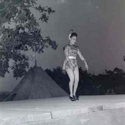 Entertainer on stage
