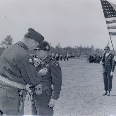 General Muldrow decorating an officer