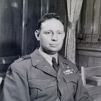 Portrait of unknown officer