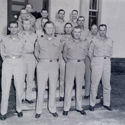 Group photo of General Styron and other officers