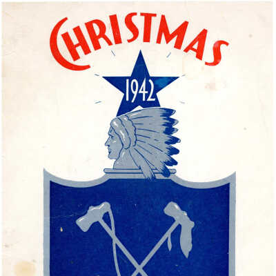 Christmas Dinner Menu and Roster for 179th Infantry