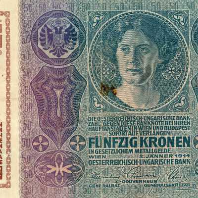 Austrian Fifty Kronen Overprint