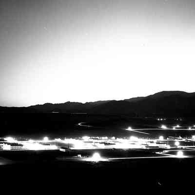Night view of Camp Barkeley