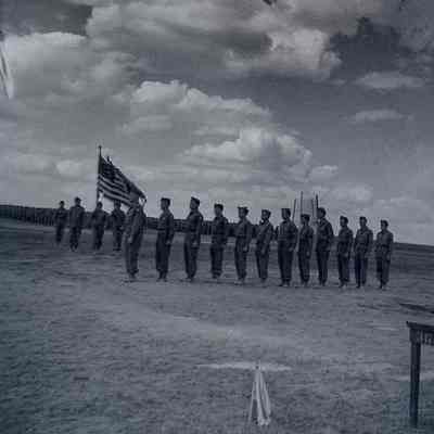 Soldiers in formation