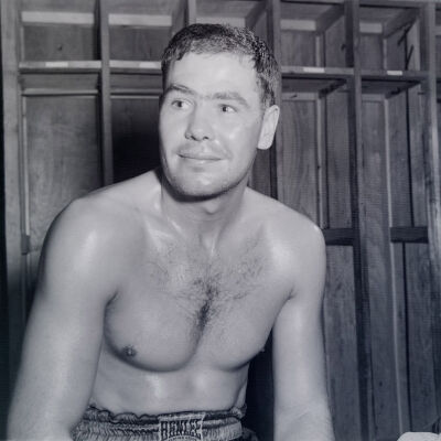 Boxer after match