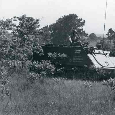 Soldier on M113