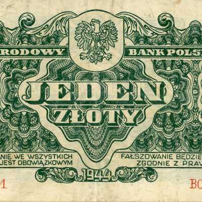 Polish One Złoty-1944