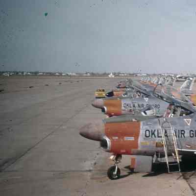 F-86Ds on flightline