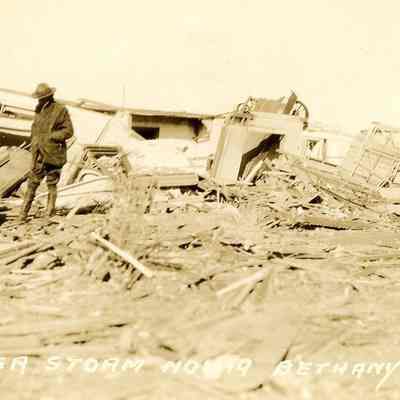 Destroyed house