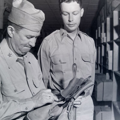 General inspecting boots