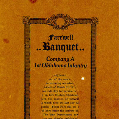First Oklahoma Infantry Banquet